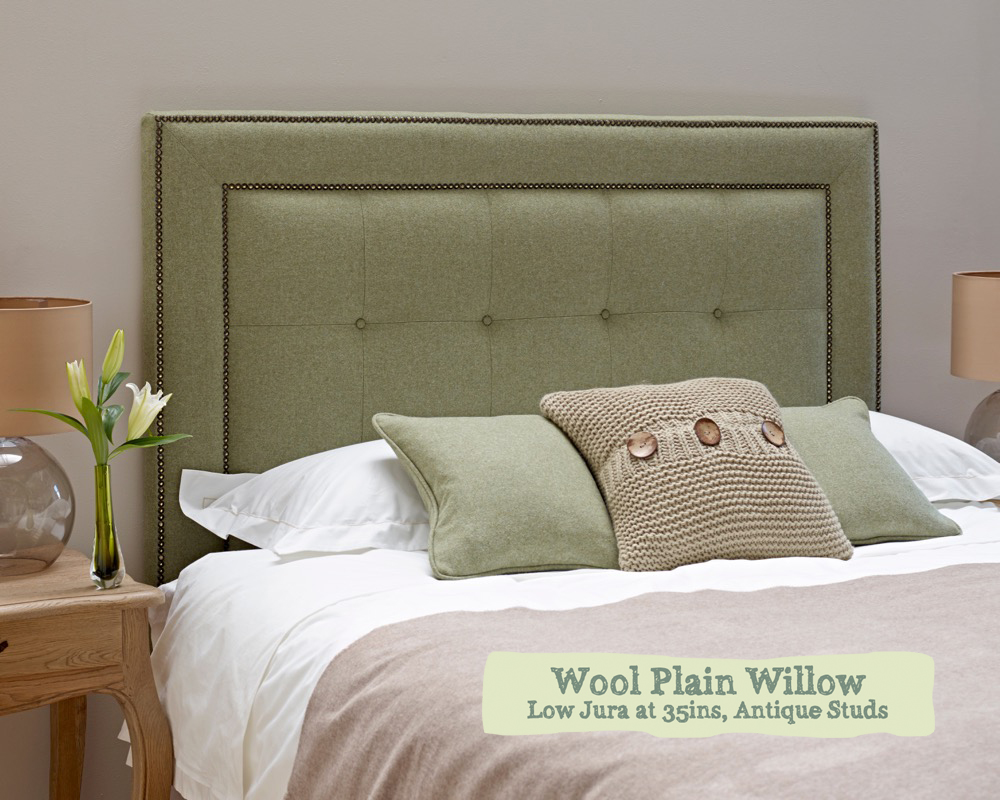 Jura Headboard on Farrow and Ball Cornforth White Wall